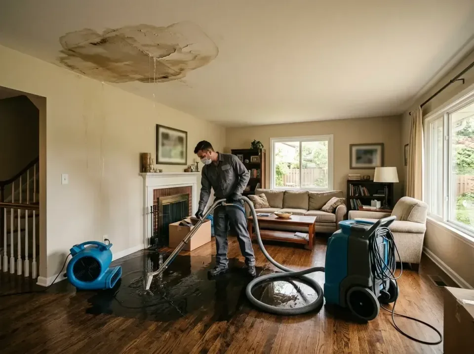 attic-pipe-burst-ceiling-drip-008 — frequently asked questions, Water Damage Restoration & Carpet Care in Lake Darby, OH